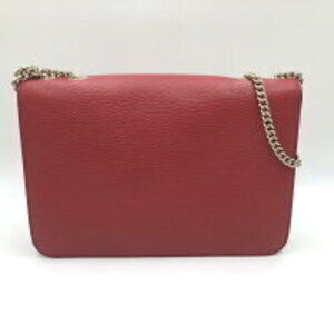 Gucci shoulder leather in G bag calfskin Interlocking Red